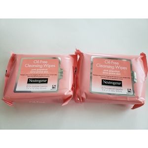 2 Neutrogena Cleansing Wipes Acne Pink Grapefruit